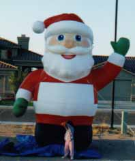 Santa - 12' cold-air inflatable